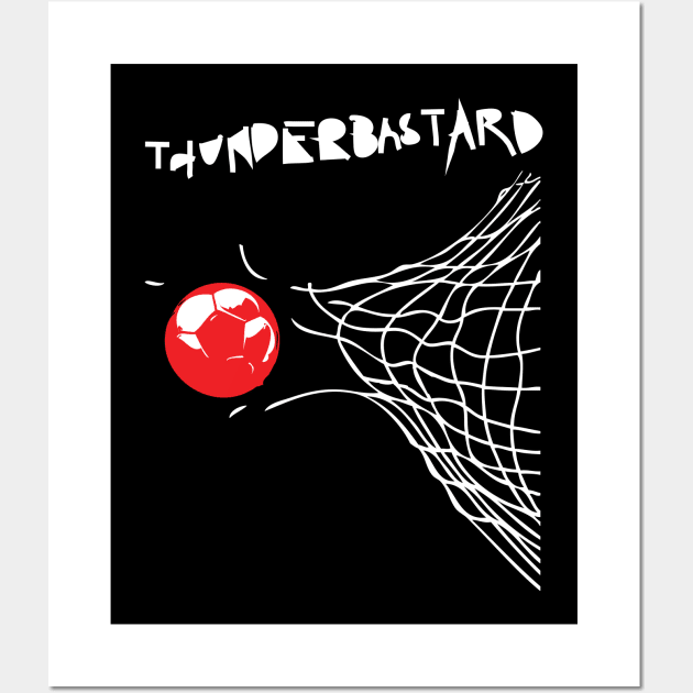 Thunder Bastard Wall Art by StripTees